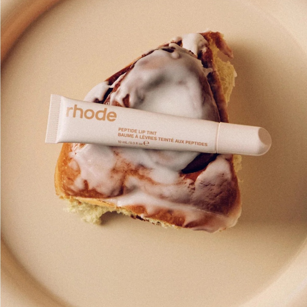 Rhode cinnamon roll peptide lip tint
